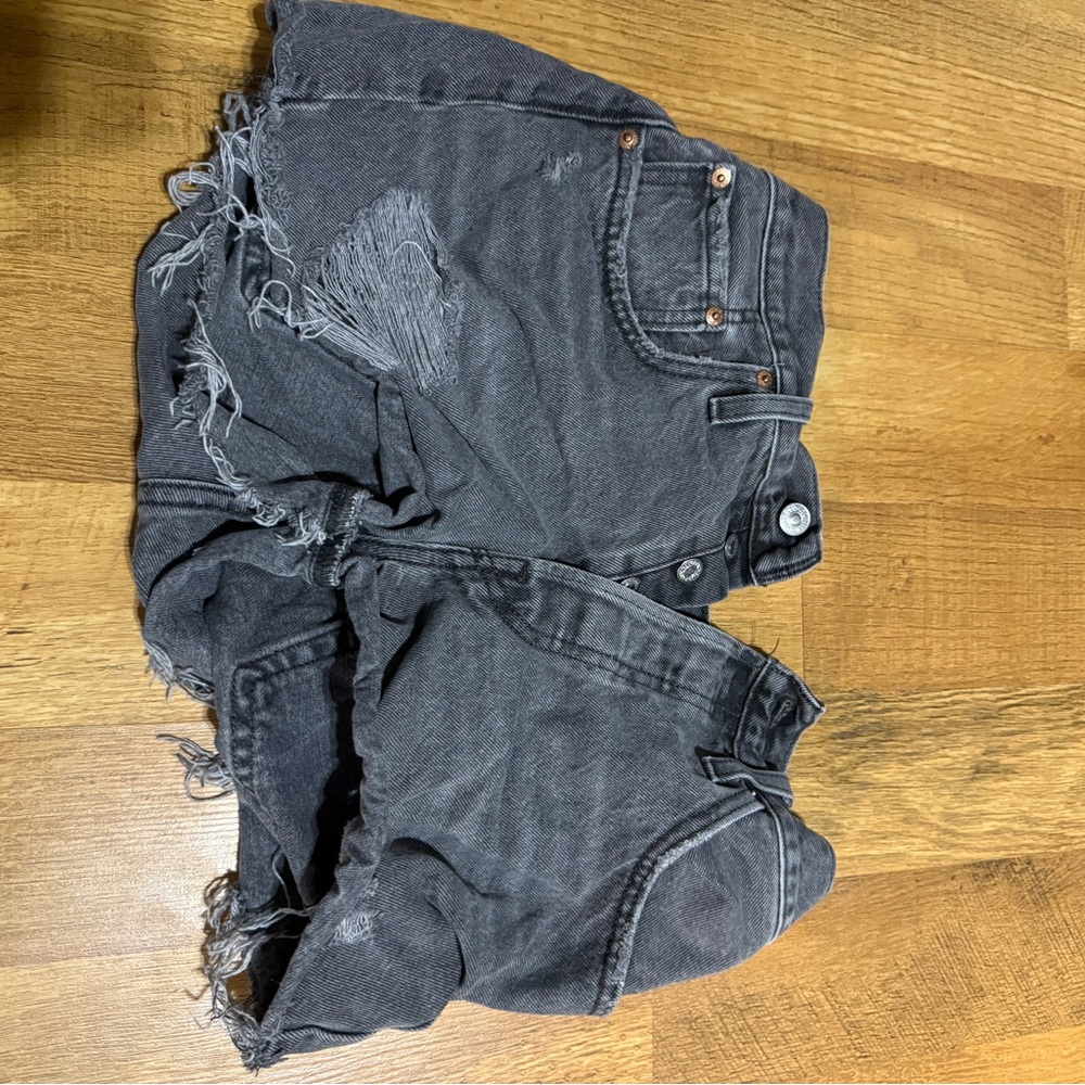 Levi's Gray Jean Shorts